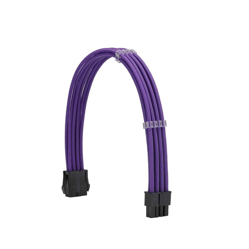 Formulamod Sleeve Extension Power Supply Cable Kit 18AWG ATX 24P+ EPS 8-P+PCI-E8-P with Combs for PSU to Motherboard/GPU (Purple) - Image 4